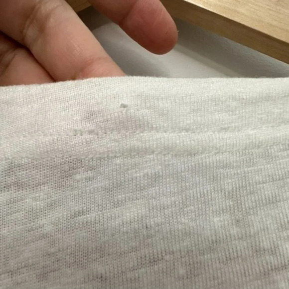 Eileen Fisher Linen Button Front V-Neck Cardigan Coastal Grandma White Women's M - Picture 13 of 14